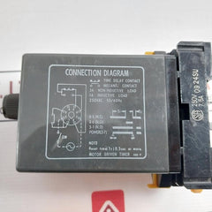 Omron Stp-nm Subminy Timer W/ Socket Base 8Pfa 0-5 Sec 60Hz 0-6Sec 50Hz 250Vac