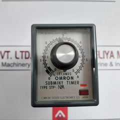 Omron Stp-nm Subminy Timer W/ Socket Base 8Pfa 0-5 Sec 60Hz 0-6Sec 50Hz 250Vac