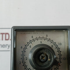 Omron Stp-nm Subminy Timer With Base 0 To 14 Hours 200/220V 250Vac 50/60Hz 7.5A