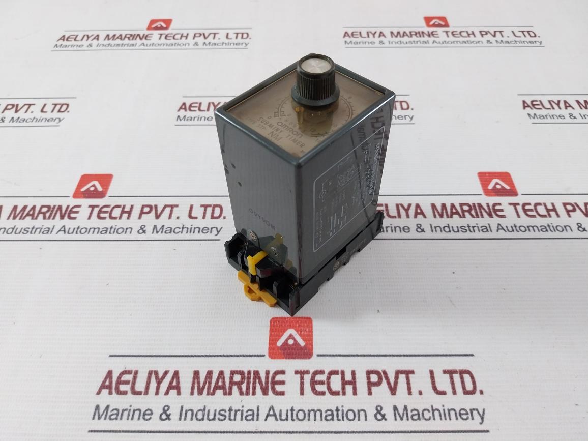 Omron Stp-nm Subminy Timer With Base 100/110V 60Hz 0.5Sec 8Pfa 0-12Hours