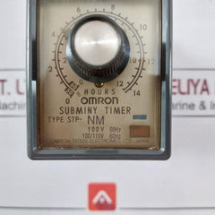 Omron Stp-nm Subminy Timer With Base 100/110V 60Hz 0.5Sec 8Pfa 0-12Hours