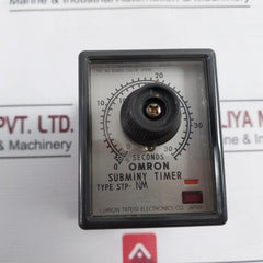 Omron Stp-nm Subminy Timer With Base 8Pfa 0-30/36Seconds 200V 50Hz 200/220V 60Hz