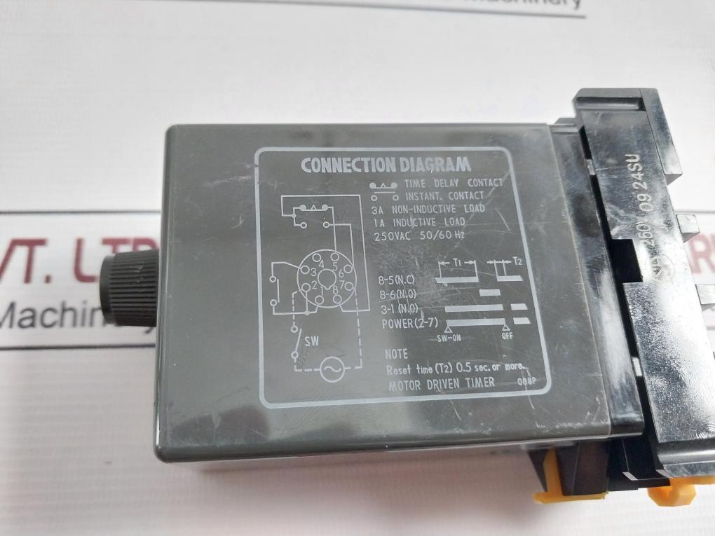 Omron Stp-nm Subminy Timer With Base 8Pfa 0-30/36Seconds 200V 50Hz 200/220V 60Hz