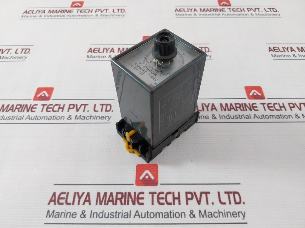 Omron Stp-nm Subminy Timer With Socket 8Pfa 0-30/36 Seconds 100/110V 50/60Hz