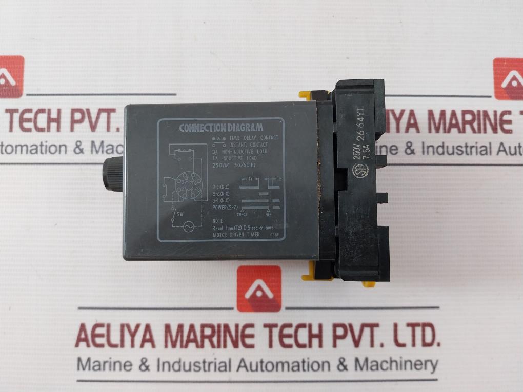 Omron Stp-nm Subminy Timer With Socket 8Pfa 0-30/36 Seconds 100/110V 50/60Hz