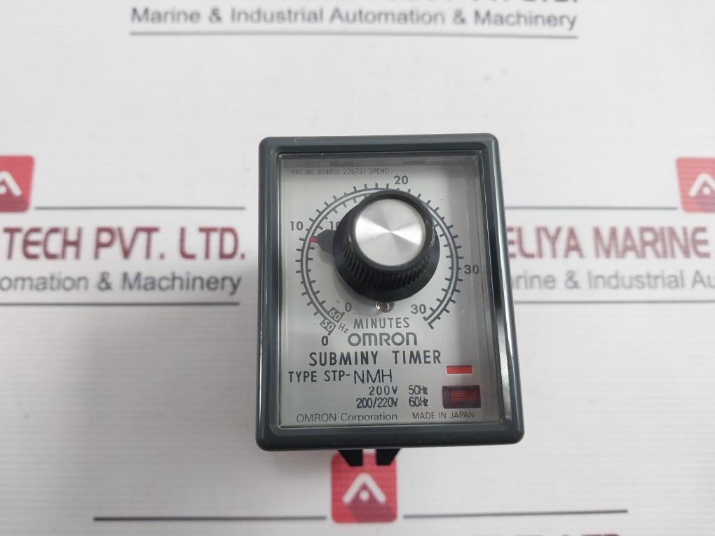 Omron Stp-nmh Subminy Timer 200V Ac 50/60 Hz 404810