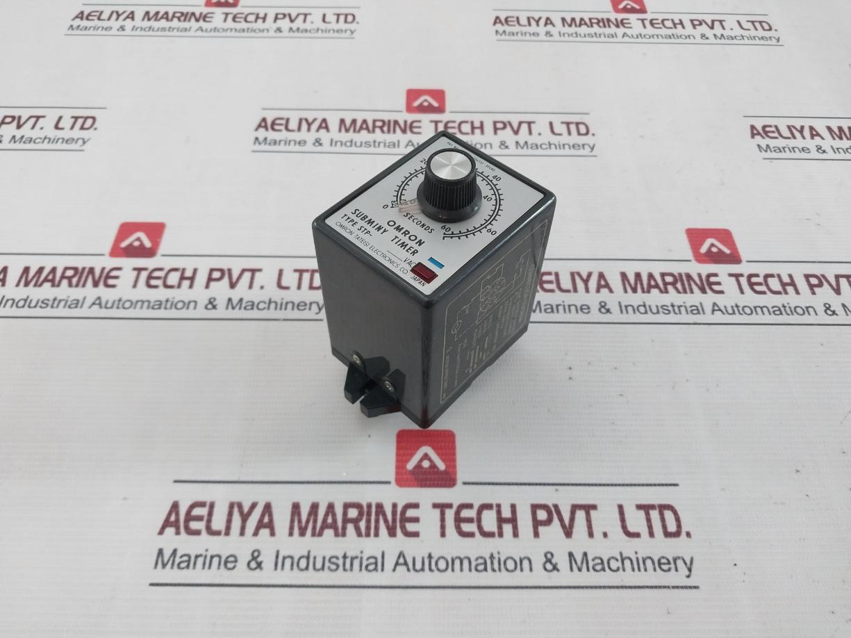 Omron Stp Subminy Timer 0-60/72 Seconds 110Vac 220Vac 50/60Hz