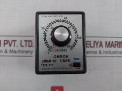 Omron Stp Subminy Timer 0-60/72 Seconds 110Vac 220Vac 50/60Hz