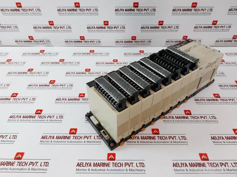 Omron Sysmac C200h-cpu21-e , C200h-id212, C200h-me831 Plc Module Rack
