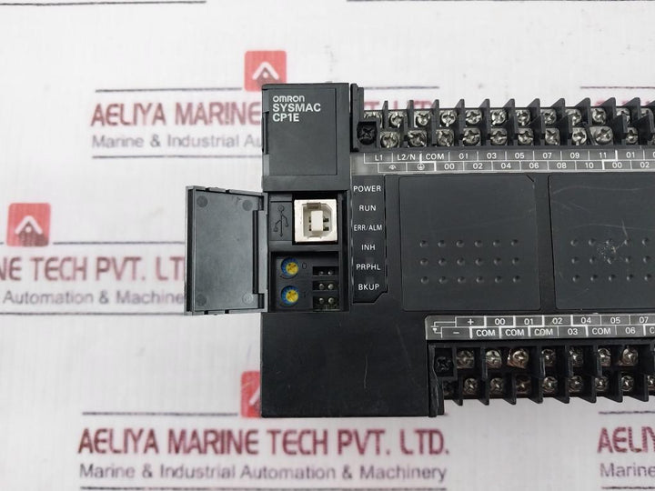 Omron Sysmac Cp1E-cpuy1 Plc Programmable Controller Ver 1.3 100-240Vac 50/60Hz