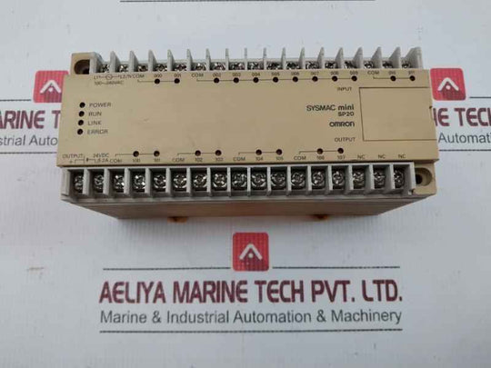 Omron Sysmac Mini Programmable Controller 100-240Vac 50/60Hz 30Va Part No: Sp20-dr-a