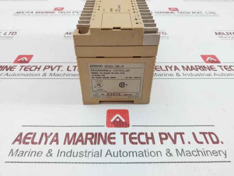 Omron Sysmac Mini Programmable Controller 100-240Vac 50/60Hz 30Va Part No: Sp20-dr-a