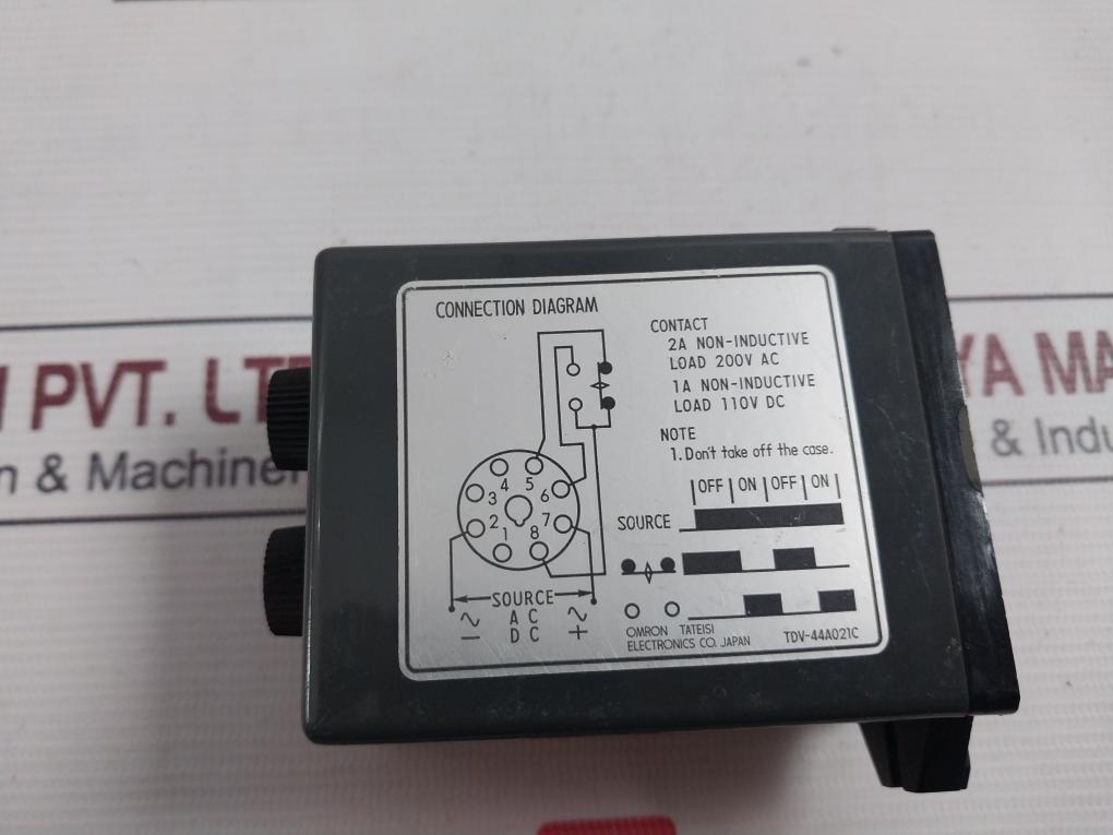 Omron Tateisi Electronics Tdv-1 Twin Timer 24V Dc 200Vac