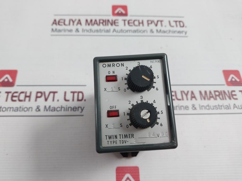 Omron Tateisi Electronics Tdv-1 Twin Timer 24V Dc 200Vac