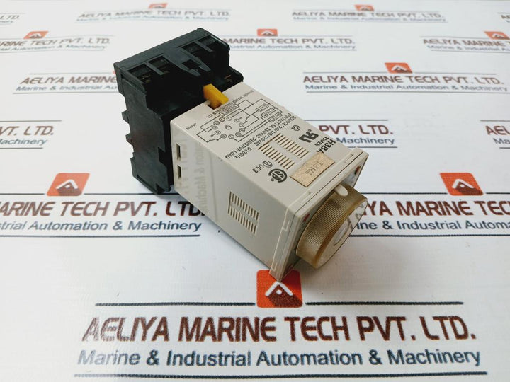 Omron Tateisi H3Ba Timer With Base 100/110/120Vac 50/60Hz