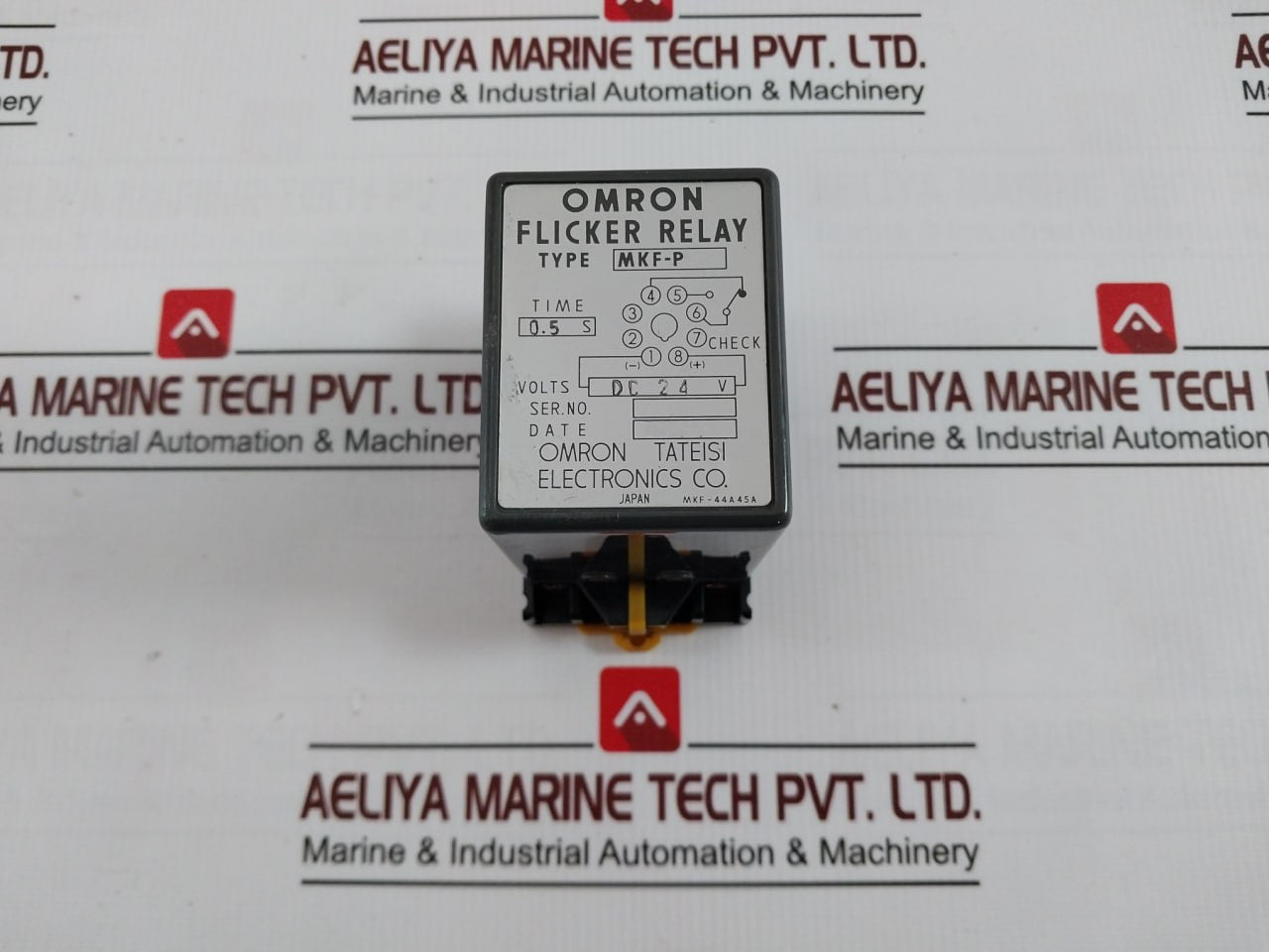 Omron Tateisi Mkf-p Flicker Relay Mkf-44A45A Dc 24V 250V 7.5A