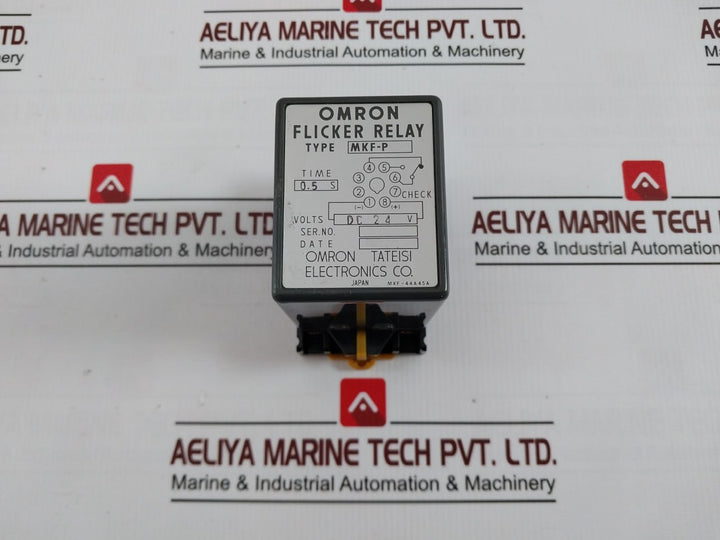 Omron Tateisi Mkf-p Flicker Relay Mkf-44A45A Dc 24V 250V 7.5A