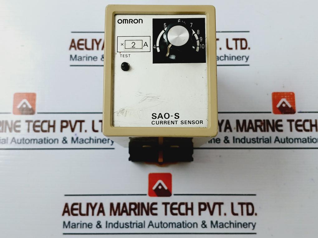 Omron Tateisi Sao-s Current Sensor 1 To 160a (Ac) 24vdc 50/60hz