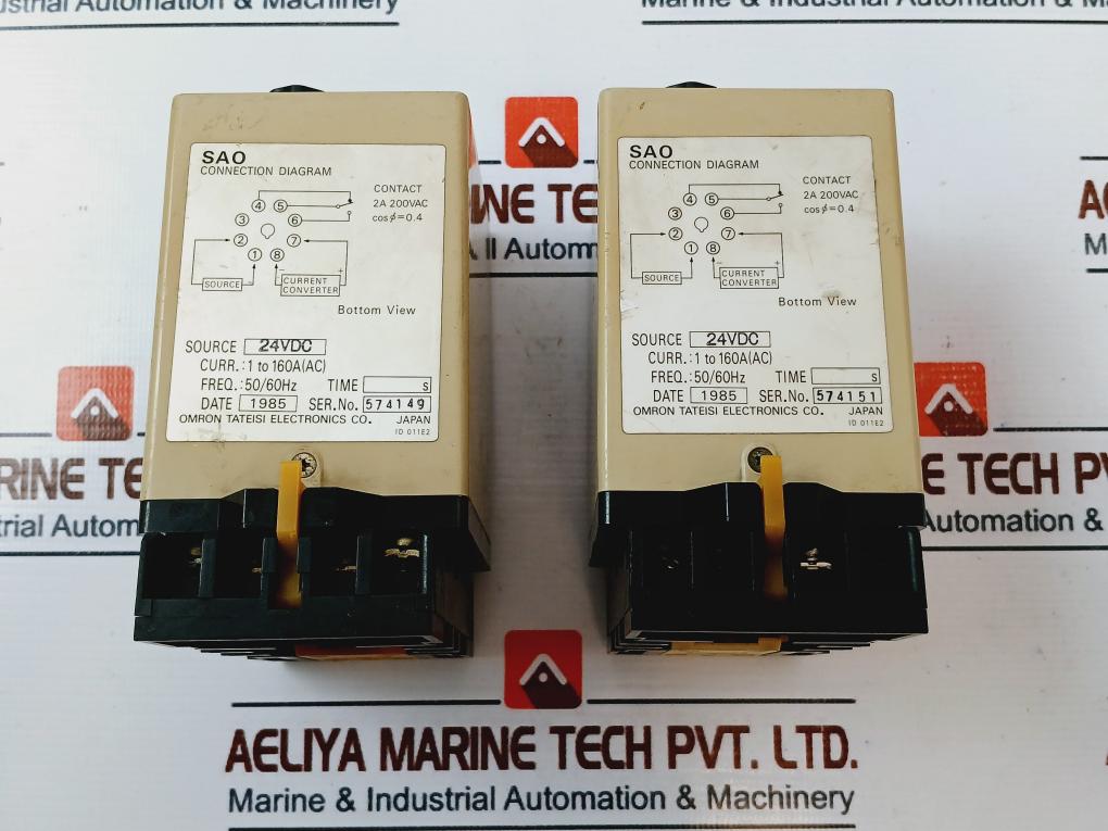 Omron Tateisi Sao-s Current Sensor 24Vdc 1 To 160A (Ac) 50/60Hz