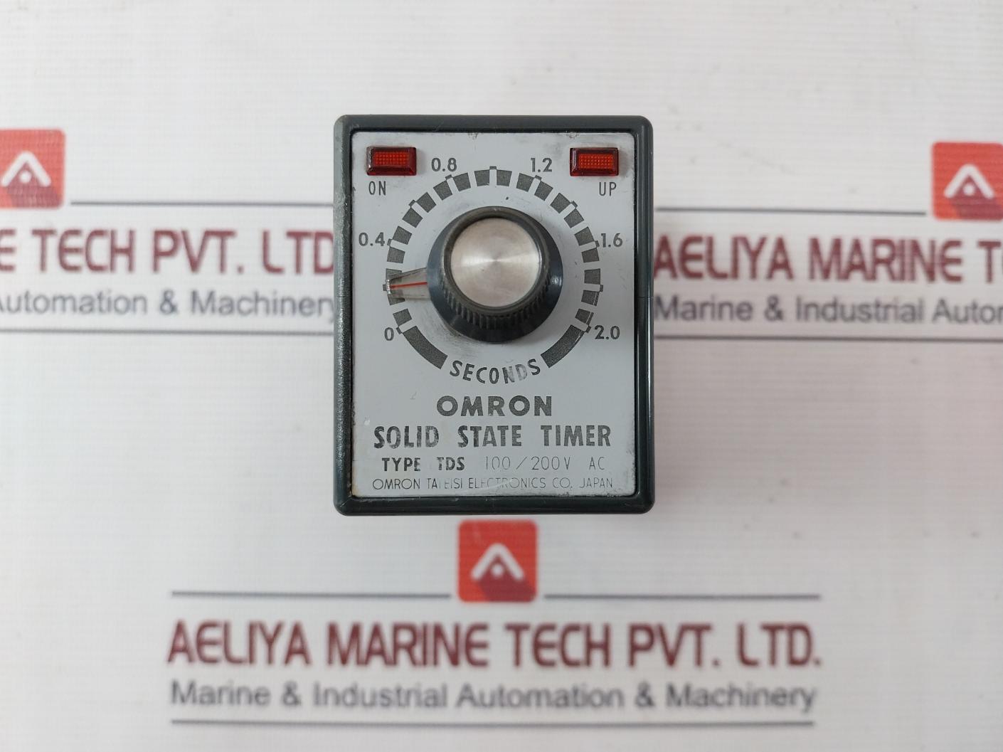 Omron Tds-44A149E Solid State Timer 100/200Vac 0-2.0 Sec