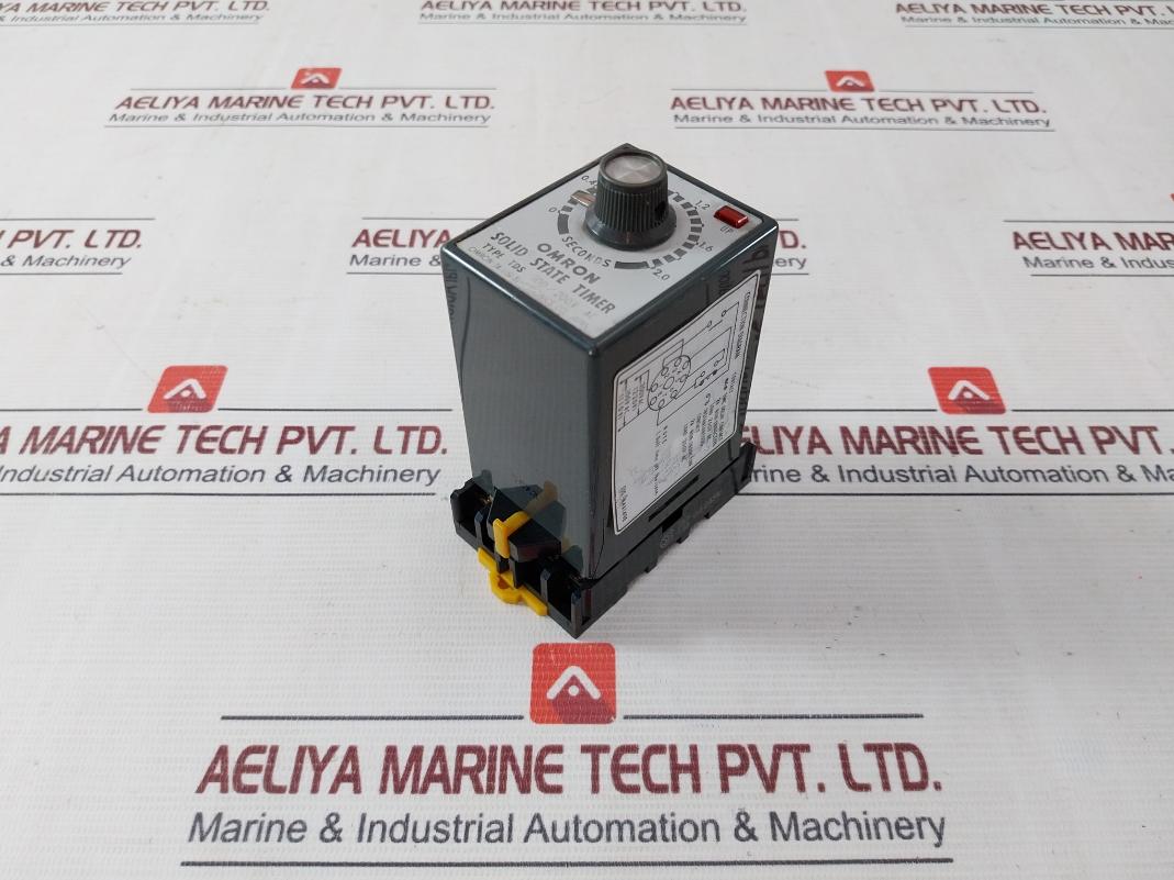 Omron Tds-44A149E Solid State Timer 100/200Vac 0-2.0 Sec