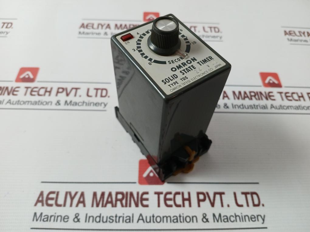 Omron Tds-44A223D Solid State Timer 24 Vdc 0-10 Seconds 250V 7.5A