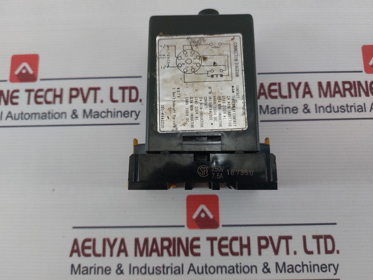 Omron Tds-44A223D Solid State Timer 24 Vdc 0-10 Seconds 250V 7.5A