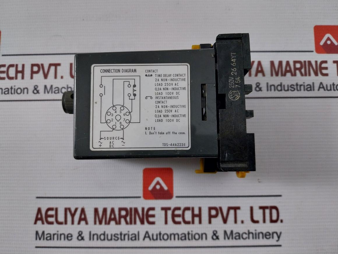 Omron Tds-44A223E Solid State Timer 100Vdc 250V 7.5A