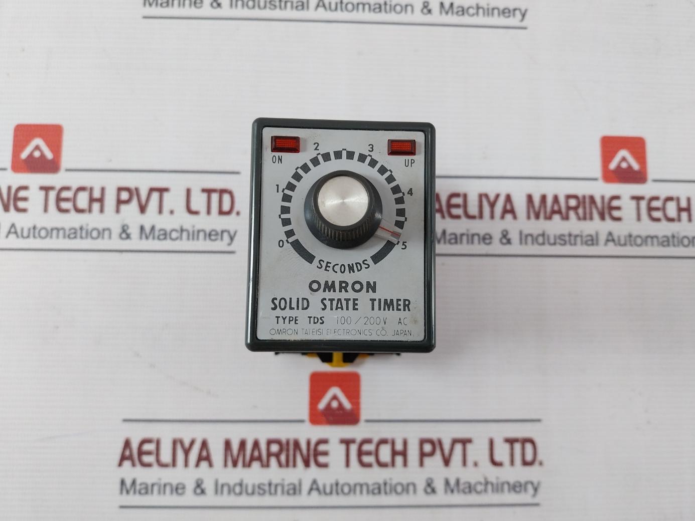Omron Tds Solid State Timer 0-5Sec 100/200V Ac 8Pfa 250V 7.5A