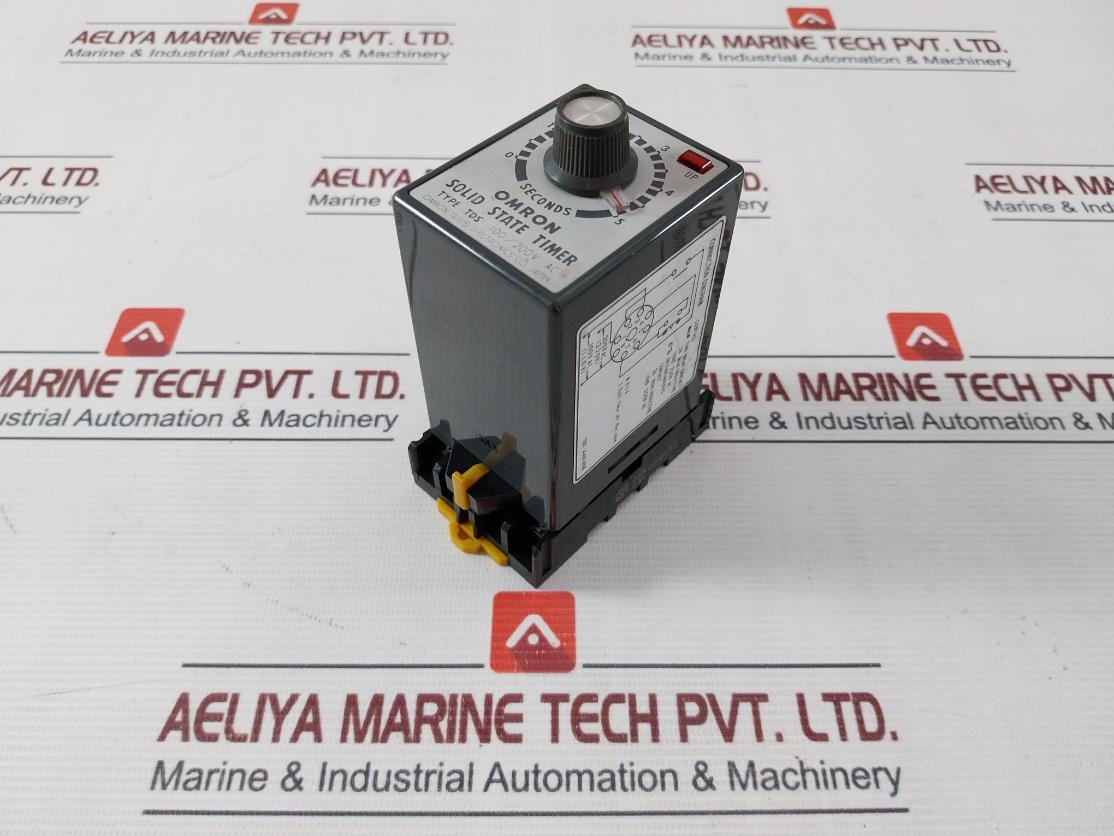 Omron Tds Solid State Timer 0-5Sec 100/200V Ac 8Pfa 250V 7.5A