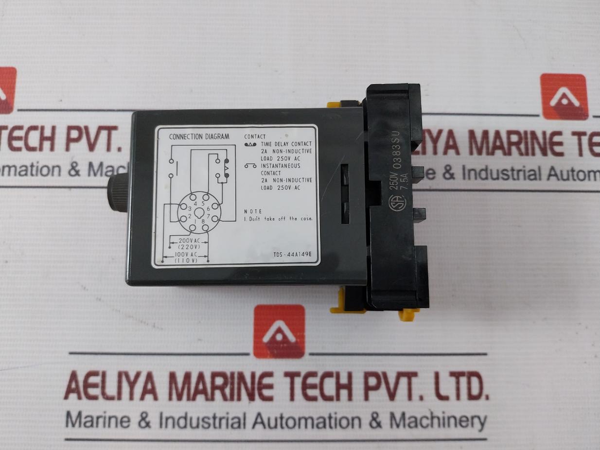 Omron Tds Solid State Timer 0-5Sec 100/200V Ac 8Pfa 250V 7.5A