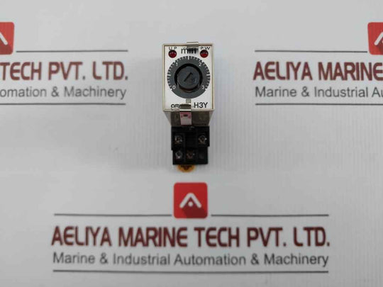 Omron Time Relay With Base Socket Rotary H3Y-2