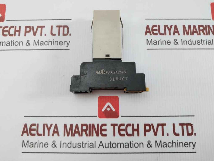 Omron Time Relay With Base Socket Rotary H3Y-2