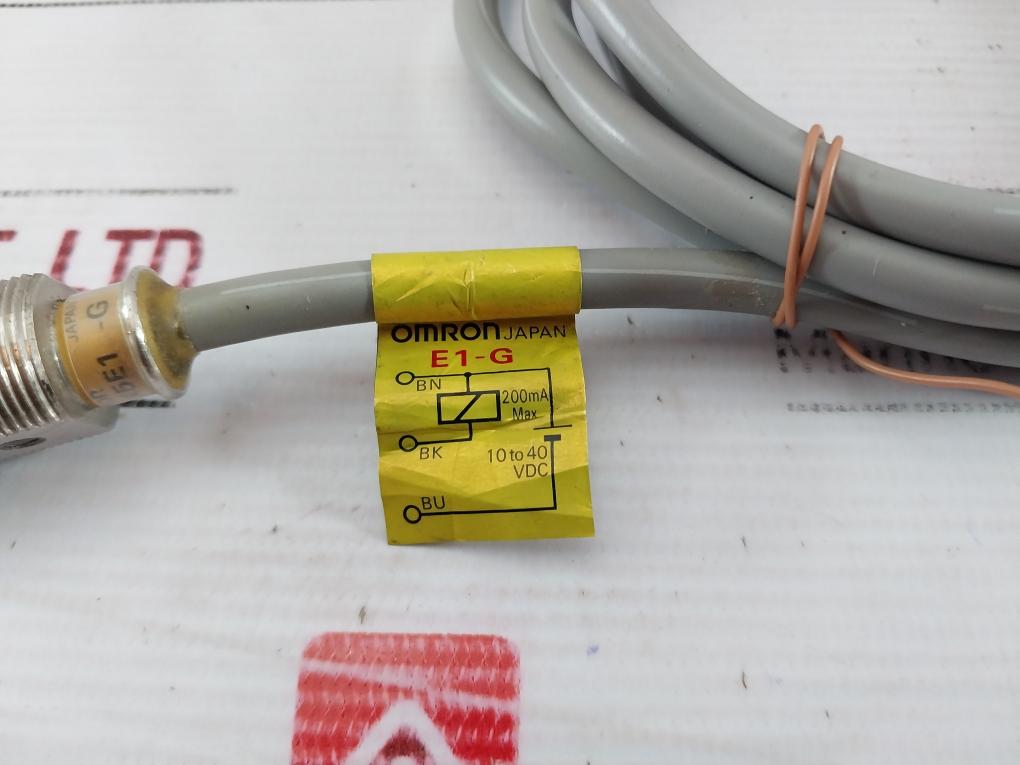 Omron Tl-x5E1-g Proximity Switch 10 40Vdc 200Ma Max 0V