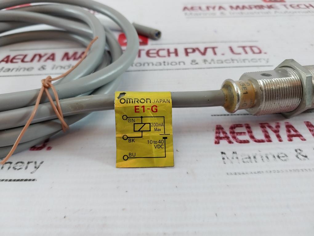 Omron Tl-x5E1-g Proximity Switch 10 40Vdc 200Ma Max 0V