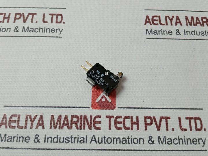 Omron V-15G5-1C25-k Basic Snap Action Switch 0.1A 125Vdc 2250Ra4 3Xg47