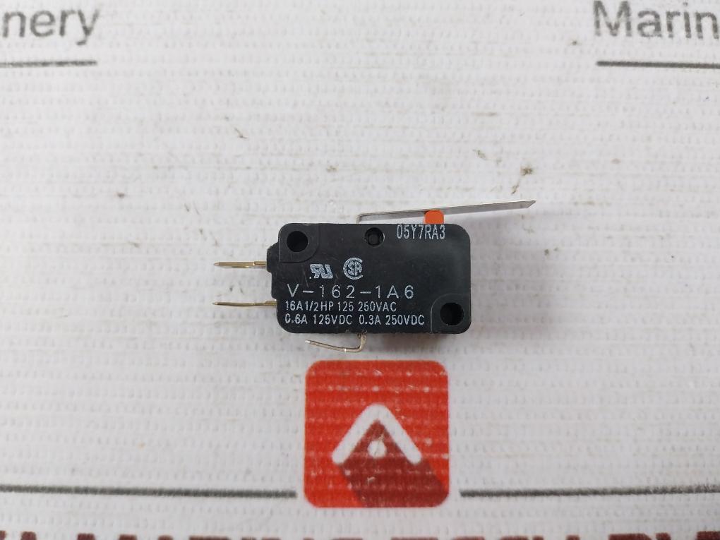 Omron V-162-1A6 Micro Switch 16A 1/2Hp 125 250Vac 05Y7Ra3