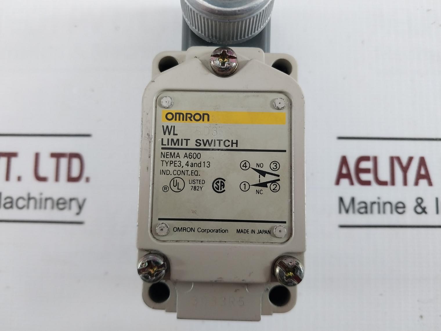 Omron Wl Sd3 Limit Switch Nema A600 3 4 And 13