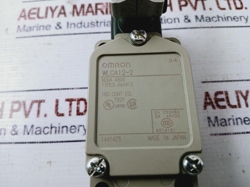 Omron Wlca12-2 2-circuit Limit Switch With Parts