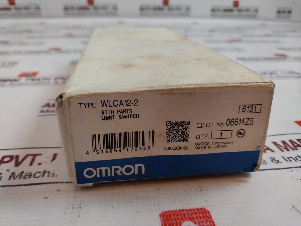 Omron Wlca12-2 Two Circuit Limit Switch 250vac