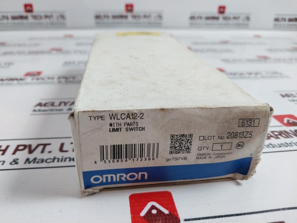 Omron Wlca12-2 Two Circuit Limit Switch 2A 250Vac