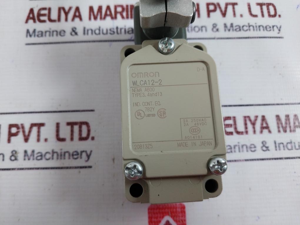 Omron Wlca12-2 Two Circuit Limit Switch 2a 250vac