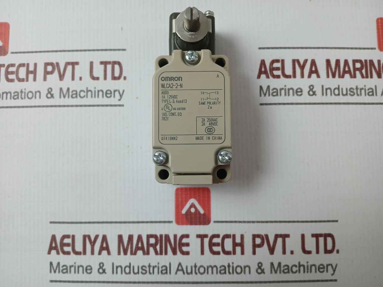 Omron Wlca2-2-n Series Plunger Limit Switch 2A 250Vac