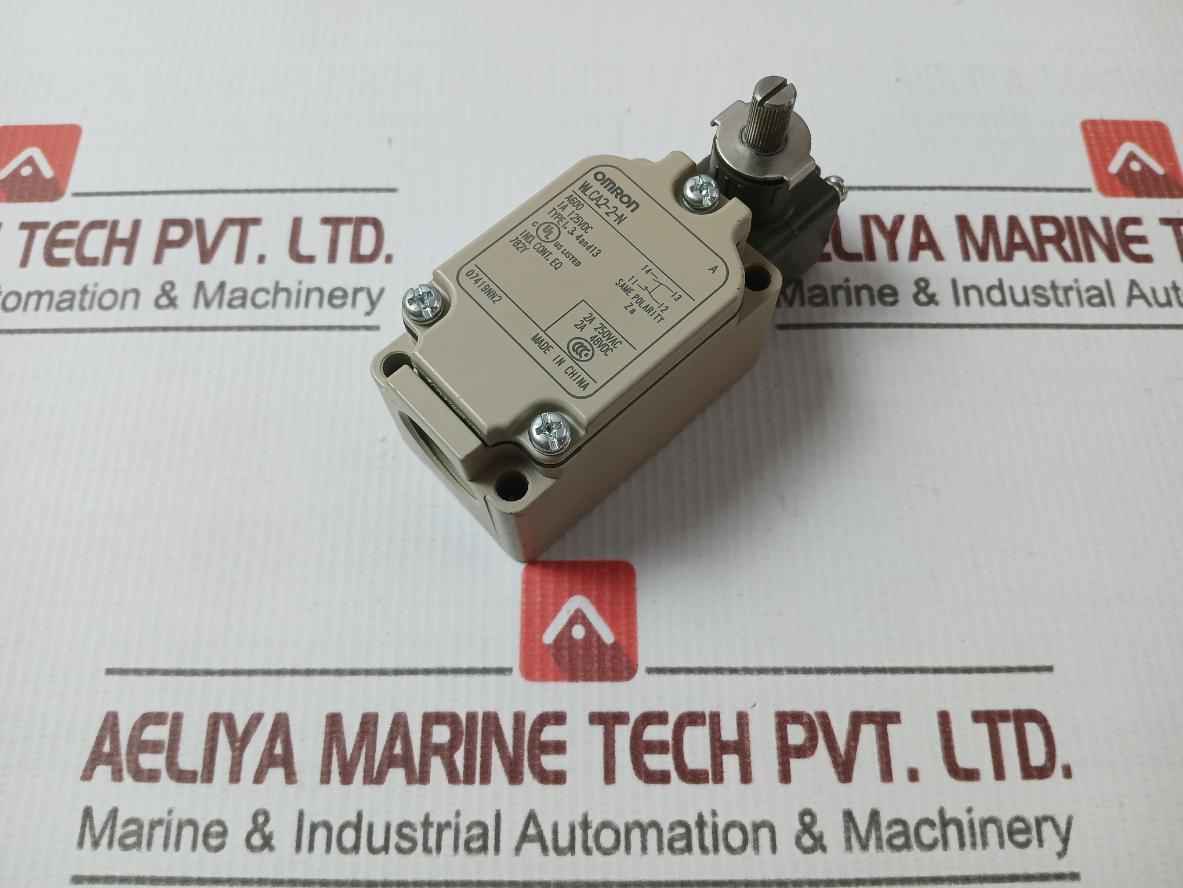 Omron Wlca2-2-n Series Plunger Limit Switch 2A 250Vac