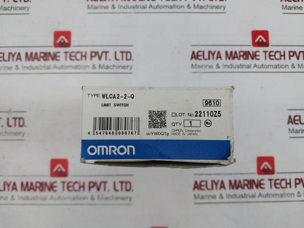 Omron Wlca2-2-q Limit Switch 2A 48Vdc/2A 250Vac Nema A600