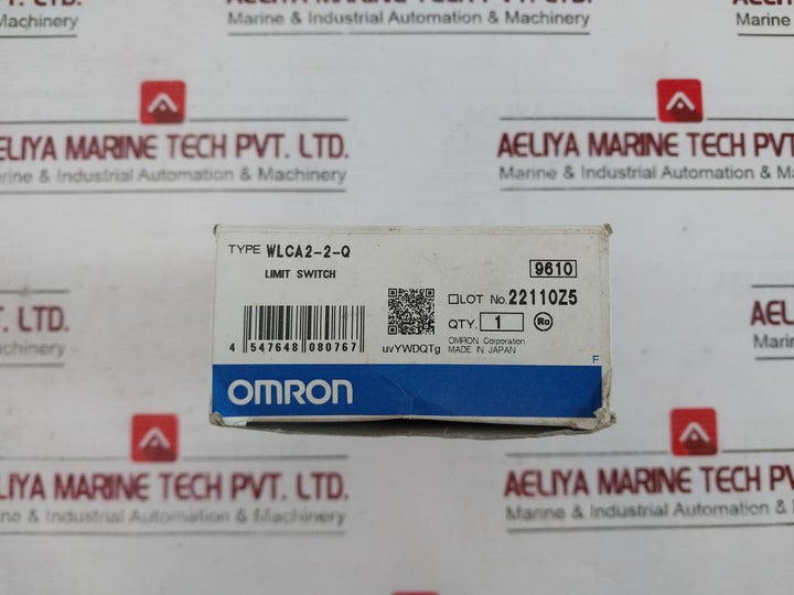 Omron Wlca2-2-q Limit Switch 2A 48Vdc/2A 250Vac Nema A600