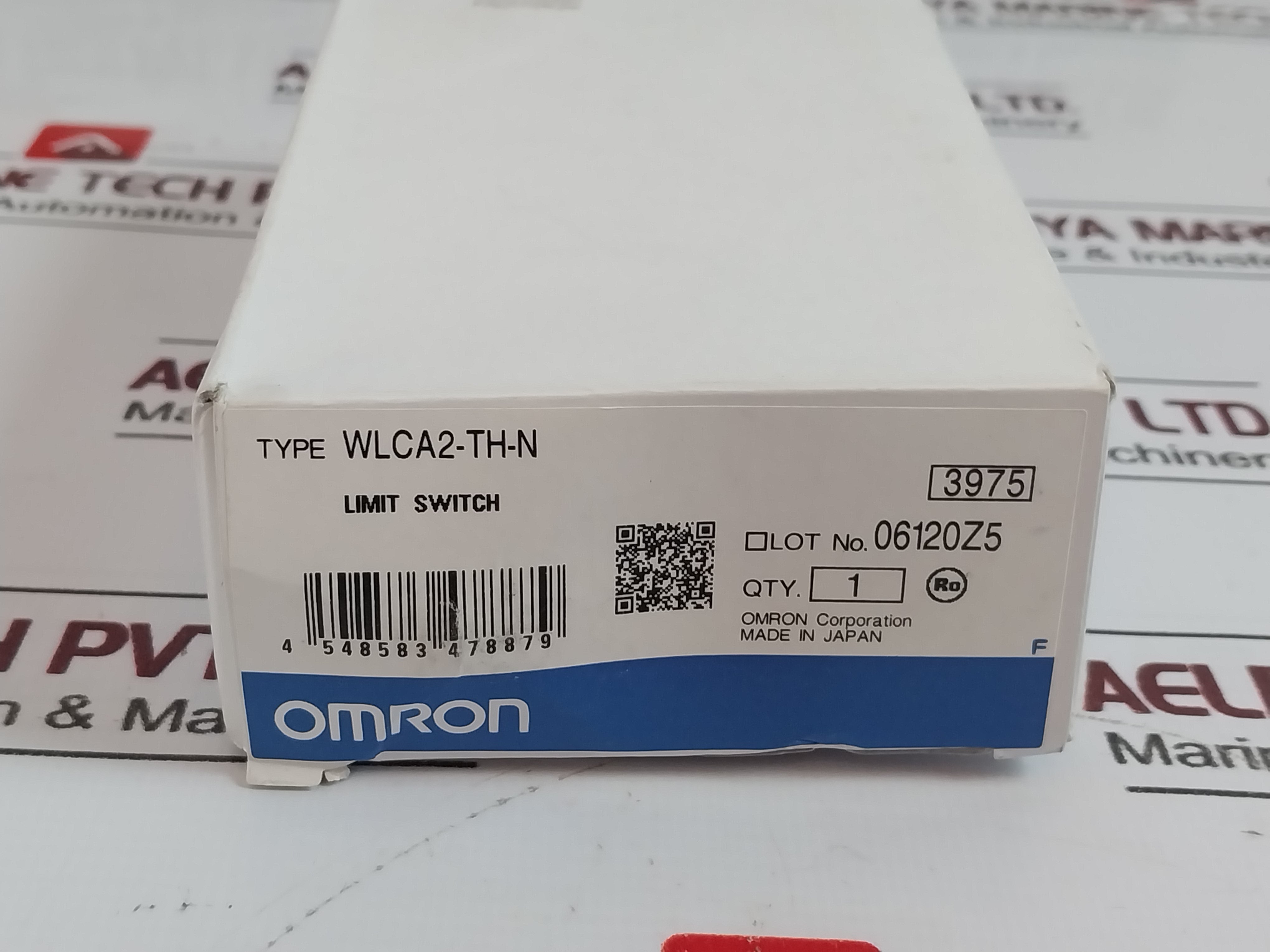 Omron Wlca2-th-n Limit Switch 1A 125Vdc