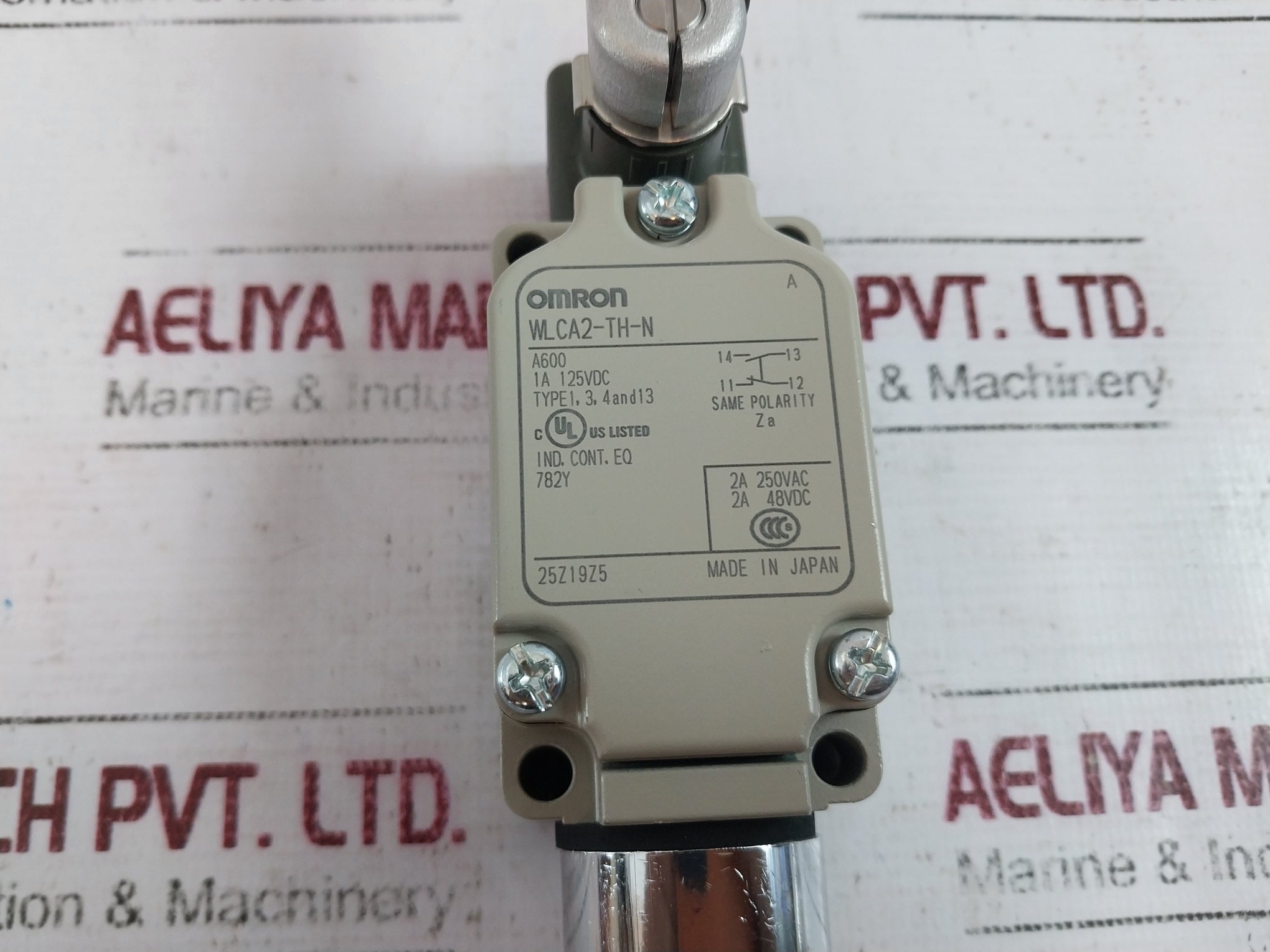 Omron Wlca2-th-n Limit Switch 1A 125Vdc