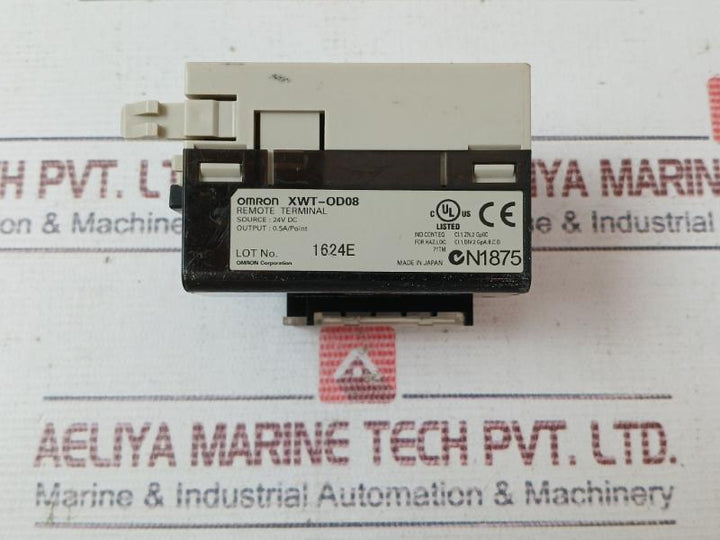 Omron Xwt-od08 Remote Terminal Module 24Vdc 0.5A
