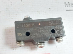 Omron Z-15Gd-b Snap Action Switch 15A 250Vac 1/4Hp En61058-1